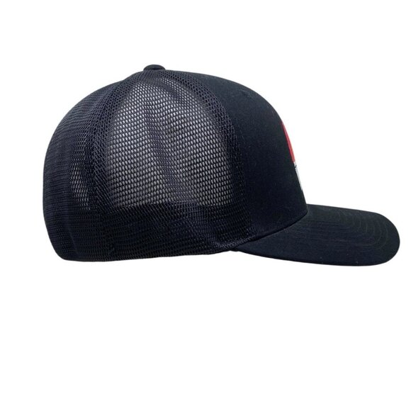 Volcom Stone Hawaii Surf‎ Logo Flex Fit Hat Black Small-medium Cap Surfer Skater - Picture 2 of 6